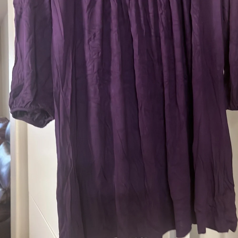 #109. B’leev,New!,purple blouse,size 1X - Picture 5 of 9